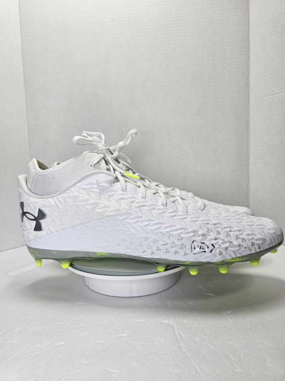 Under Armour Spotlight 4 MC Lacrosse Cleats White Men’s Size 16 3028705-100